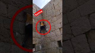 Kothiraj Chitradurga Wall climbing kothiraj monkeyclimber rockclimber sports music movie new [upl. by Nellda]