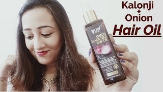 WOW Onion Black Seed Hair Oil Promotes Hair Growth  100 pure cold pressed oils [upl. by Gratt280]