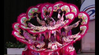 Korean traditional dance Buchaechum 부채춤 [upl. by Enelav]