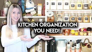 10 DOLLAR STORE KITCHEN ORGANIZATION IDEAS [upl. by Nossila514]