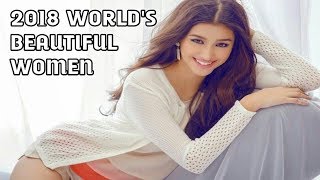 Top 10 Most Beautiful Women In The World 2018 [upl. by Jopa]