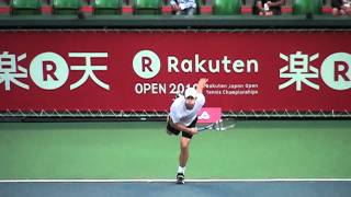 Roddick serve slowmotion [upl. by Huggins]