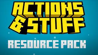 The Best Resource Pack on Minecraft Bedrock Edition  Actions amp Stuff Review [upl. by Idzik761]