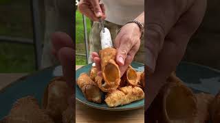 CANNOLI SICILIANI🫶🏻 seguimi su 1G danyresconi bachata food ricetta [upl. by Botsford670]