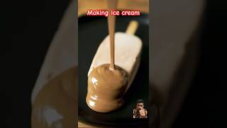 Chocolate ice cream 🍨 satisfying cooking 아이스크림 icecream asmr milka food bayashi 밀카 [upl. by Netsirt]