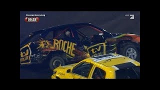 Stock Car Krieg der Zwerge  TV total  TV total Stock Car Crash Challenge [upl. by Rdnaskela]