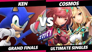 Sumapa 120 GRAND FINALS  KEN Sonic Vs Cosmos Pyra Mythra Smash Ultimate  SSBU [upl. by Paco]