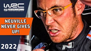 Thierry Neuville Never Gives Up Rally Driver keeps driving despite Crashes and Problems [upl. by Faustena787]