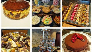 Burnt Cheese Cake Chocolate Fondue Pralines Roast Duck Edge Buffet Pan Pacific Hotel Singapore🇸🇬 [upl. by Aihsas]