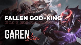 Fallen God King Garen  OPGG Skin Review  League of Legends [upl. by Leizahaj]