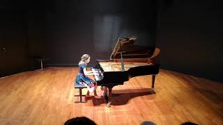 Concert des Lauréats du Concours Jeune Chopin à Genève  Fantaisie Impromptu Stella Almondo 12 ans [upl. by Auhsot900]