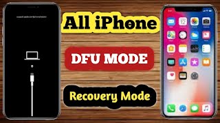 All iPhone amp iPad DFU Mode amp iPhone Recovery Mode New Method 2024  iPhone xxr11121314 [upl. by Laeynad]