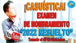 EXAMEN Nombramiento 2022 RESUELTO PRIMARIA [upl. by Isolt]