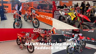 MXoN Matterley Basin Paddock Walk mxgp [upl. by Teerell]