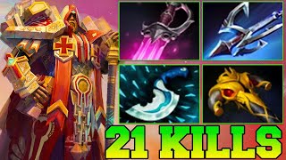 21 Kills Omni  OmniKnight Dota 2 Offlane Carry 735 Meta With 22 Kils Guide Gameplay [upl. by Ahgiel]