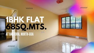 Modern 1 BHK Flat for Sale in BastoraMapusa North Goa  Brand New  Rs 374 Lakh [upl. by Imot149]