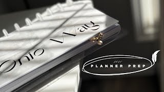 Planner Setup Prep for 2025  unboxing and organizing simple tools [upl. by Lecrad]