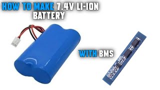 How To Make 74V Liion Battery  74V RC Car Rechargeable Battery [upl. by Zia]