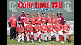 Cory Lidle Baseball 13U Highlights September 2021February 2021 [upl. by Bev]