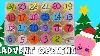 Shopkins Advent Calendar Opening  DIY Shopkins Advent Calendar Opening  DCTC Amy Jo [upl. by Fowkes891]