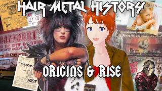 The Origins amp Rise of Glam Metal 【Episode 1 of 3 of HAIR METAL HISTORY】 [upl. by Buchbinder]