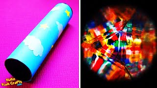 How to make a kaleidoscope  Craft Ideas  DIY [upl. by Kcirdle]