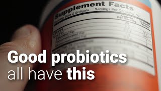 How to choose a probiotic using the supplement label [upl. by Lara]