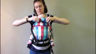 How to Front Carry in a Manduca Baby Carrier [upl. by Eibob124]