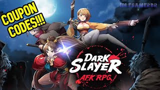 Dark Slayer  AFK RPG  GAMEPLAY  CODES [upl. by Sandeep]