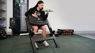 ATTIVO Preacher Curl Bench ATT002 [upl. by Ahsimed]