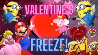 Valentines Day Dance and Freeze  Brain Break  Please Dont Move  PhonicsMan Fitness [upl. by Olraced]