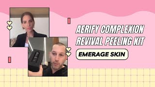 AERIFY COMPLEXION REVIVAL PEELING KIT  EMERAGE SKIN  Dr Jason Emer [upl. by Vullo487]