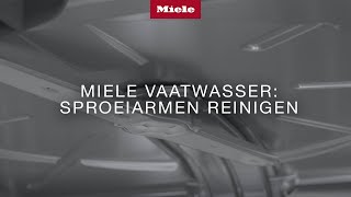 Miele Vaatwasser Sproeiarmen reinigen [upl. by Martin]