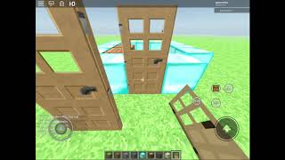 Roblox mineverse my first house creative testing [upl. by Dara]