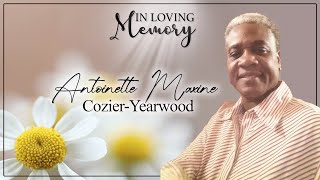 Celebrating the Life of Antoinette Maxine CozierYearwood [upl. by Neitsirhc]