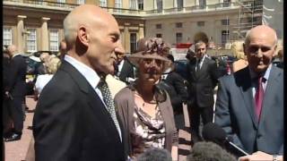 British acting legend Patrick Stewart knighted [upl. by Okika]