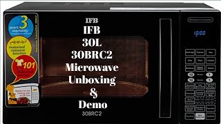 IFB 30BRC2 Microwave oven  How to Reheat in microwave oven  Live demo [upl. by Akerue]