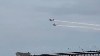 The Aerosuperbatics Wingwalkers  Southport Air Show 2024 [upl. by Varick35]