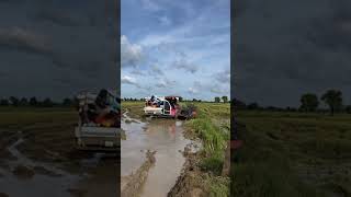 Kobota bulldozer working and Kobota Harvester Rice [upl. by Cooper]