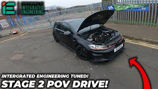 MK7 GTI STAGE 2 POV DRIVE INTERGRATED ENGINEERING TUNE [upl. by Ceevah]