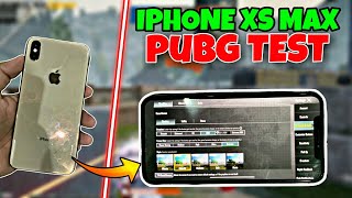 IPHONE XS MAX PUBG TEST IN 2024  Lag test fps drop test battery test  IPHONE XS MAX GAMING REVIEW [upl. by Iztim]