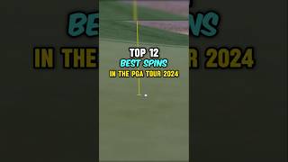 Top 12 Best Spins In The PGA Tour 2024  Part 1 [upl. by Norrehs]