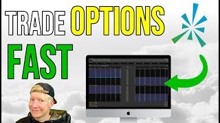 ThinkorSwim Options Trading Using Active Trader ONE CLICK ORDERS [upl. by Hardunn690]