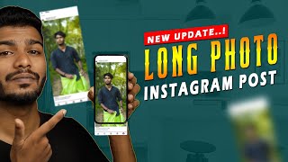 How to upload long photo in Instagram TAMIL upload full size photo in Instagram PhotographyTamizha [upl. by Zaneski]