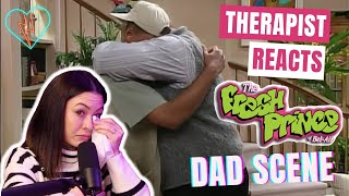 Therapist Reacts to Fresh Prince Dad Scene emotional willsmith reaction [upl. by Caldeira]