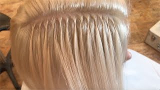 Platinum Pixie to Bob with Great Lengths Hair Extensions [upl. by Alyda]