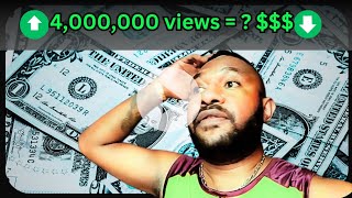 How much YouTube pay Kabbage Gang PNG with 4million views in PNG Kina Papua New Guinea Kina [upl. by Ahdar]