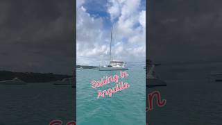 Catamaran sailing in Anguilla [upl. by Yhtak]