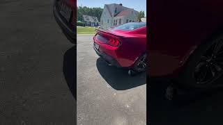 2024 Mustang GT CampL H pipe with Active exhaust [upl. by Arvell]