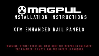 Magpul Instructions  XTM Enhanced Rail Panels [upl. by Amarette]